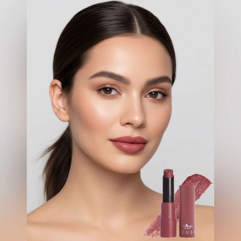 Temptress - Italia Deluxe Mousse Matte Berry Red Lipstick Single